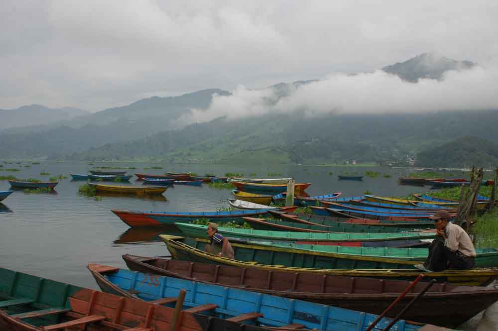 104 - Nepal - Pokhara, lago Phewa Tal